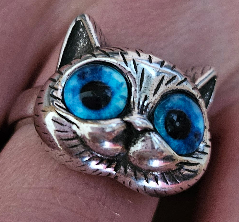 Ring für Katzen Liebhaber, Kinder, verstellbar. Modeschmuck