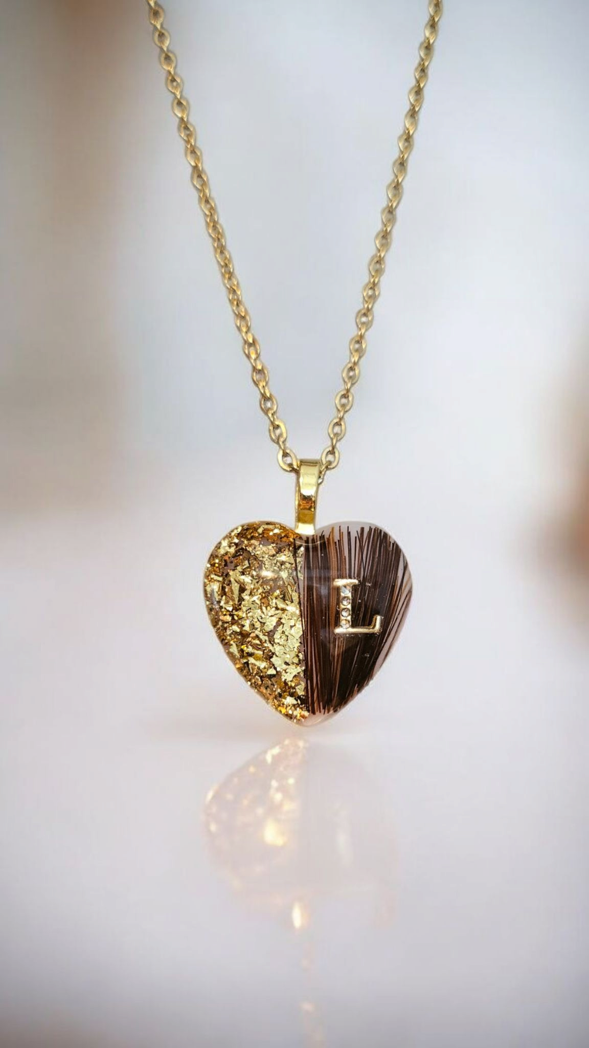 Necklace "Heart" horse, dog, cat, rabbit ...