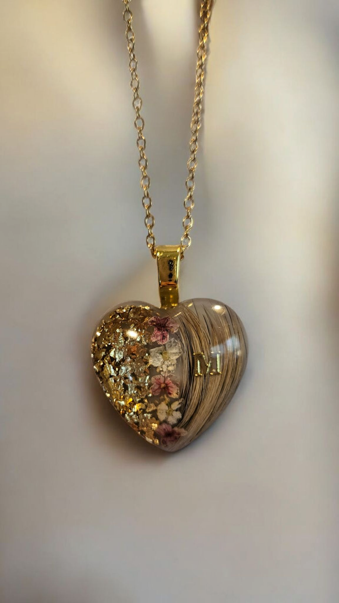 Necklace "Heart" horse, dog, cat, rabbit ...