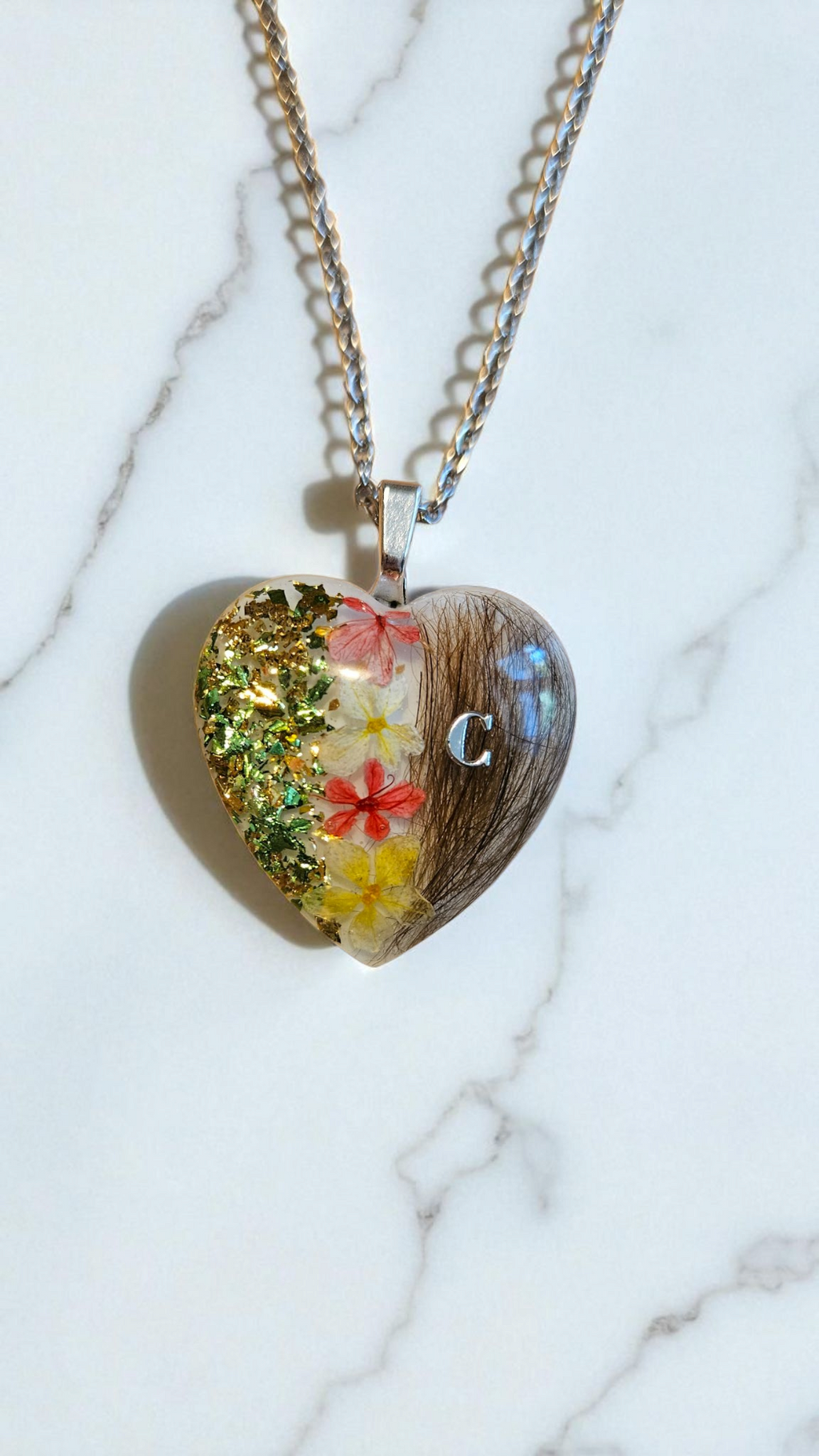 Necklace "Heart" horse, dog, cat, rabbit ...