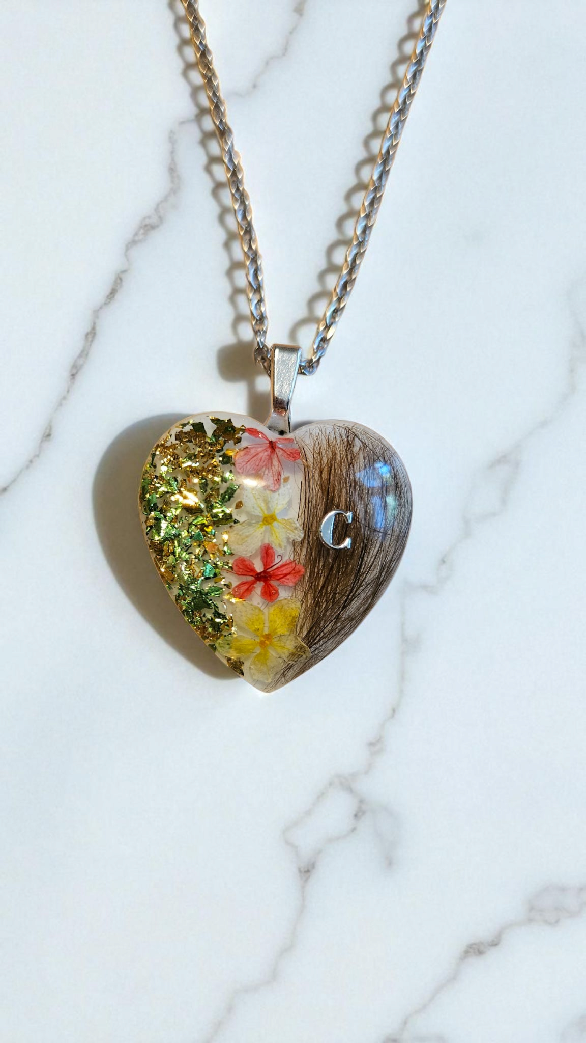 Necklace "Heart" horse, dog, cat, rabbit ...