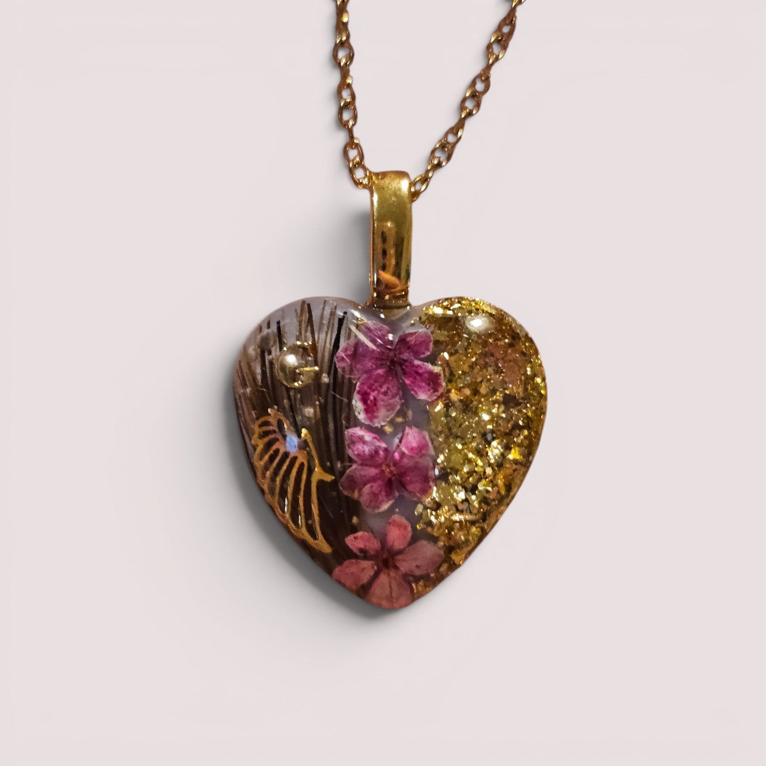 Kette "Blumenherz"