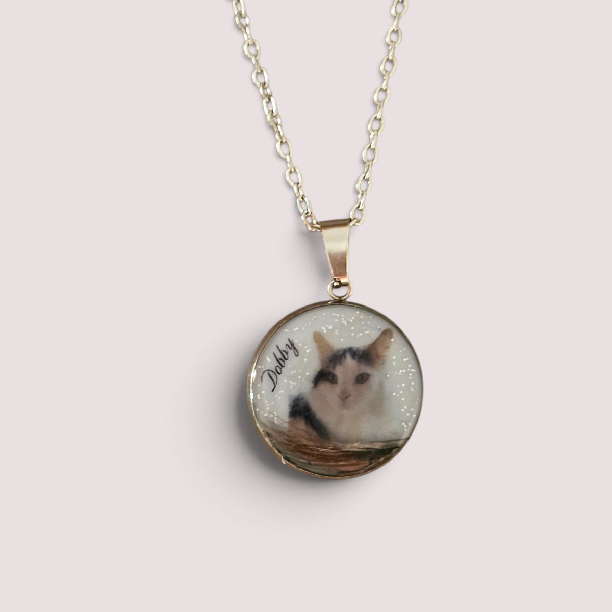 Necklace cat "Black or White"