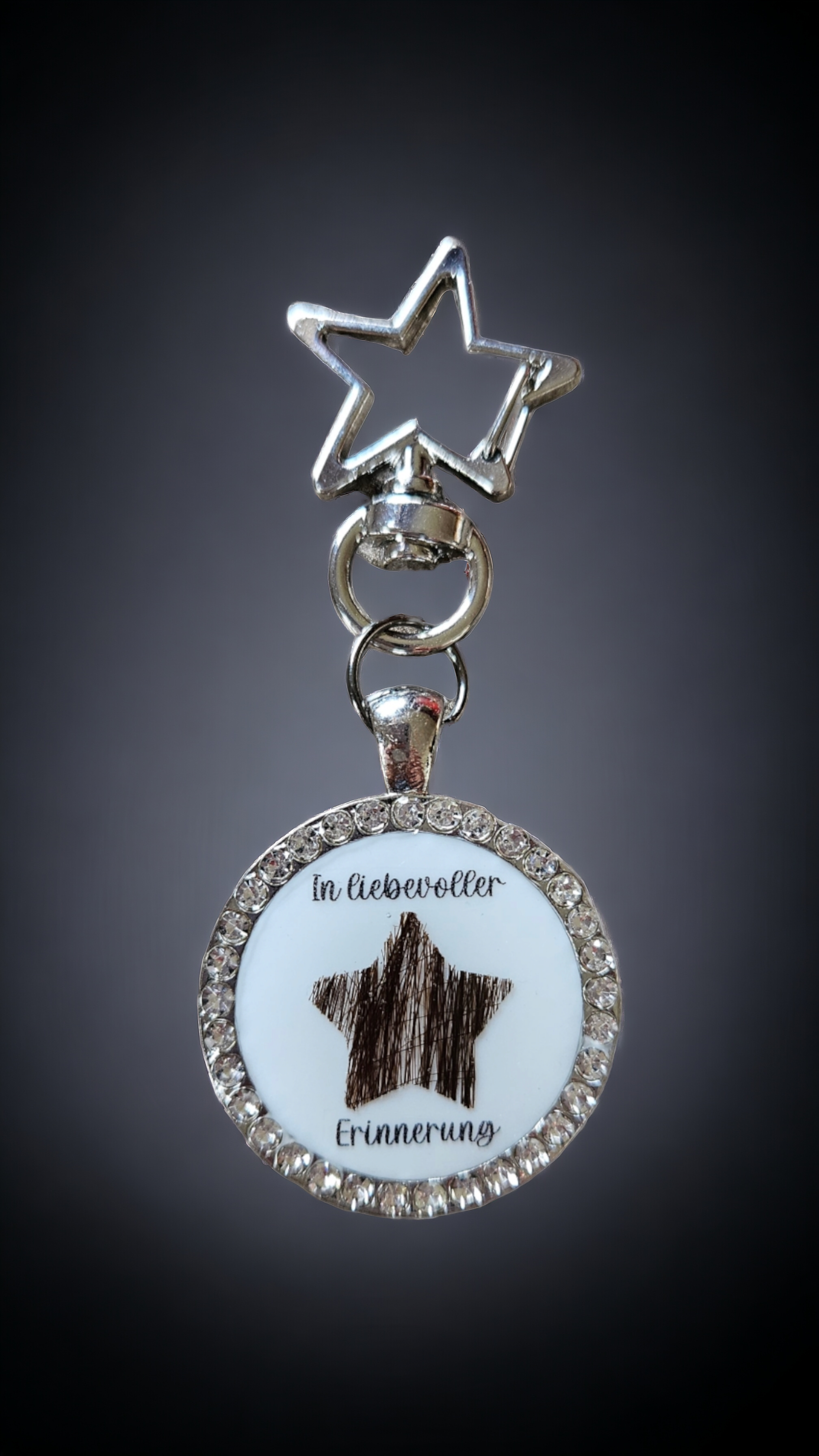 Rhinestone pendant "Heart or Star", horse, dog, cat, rabbit...