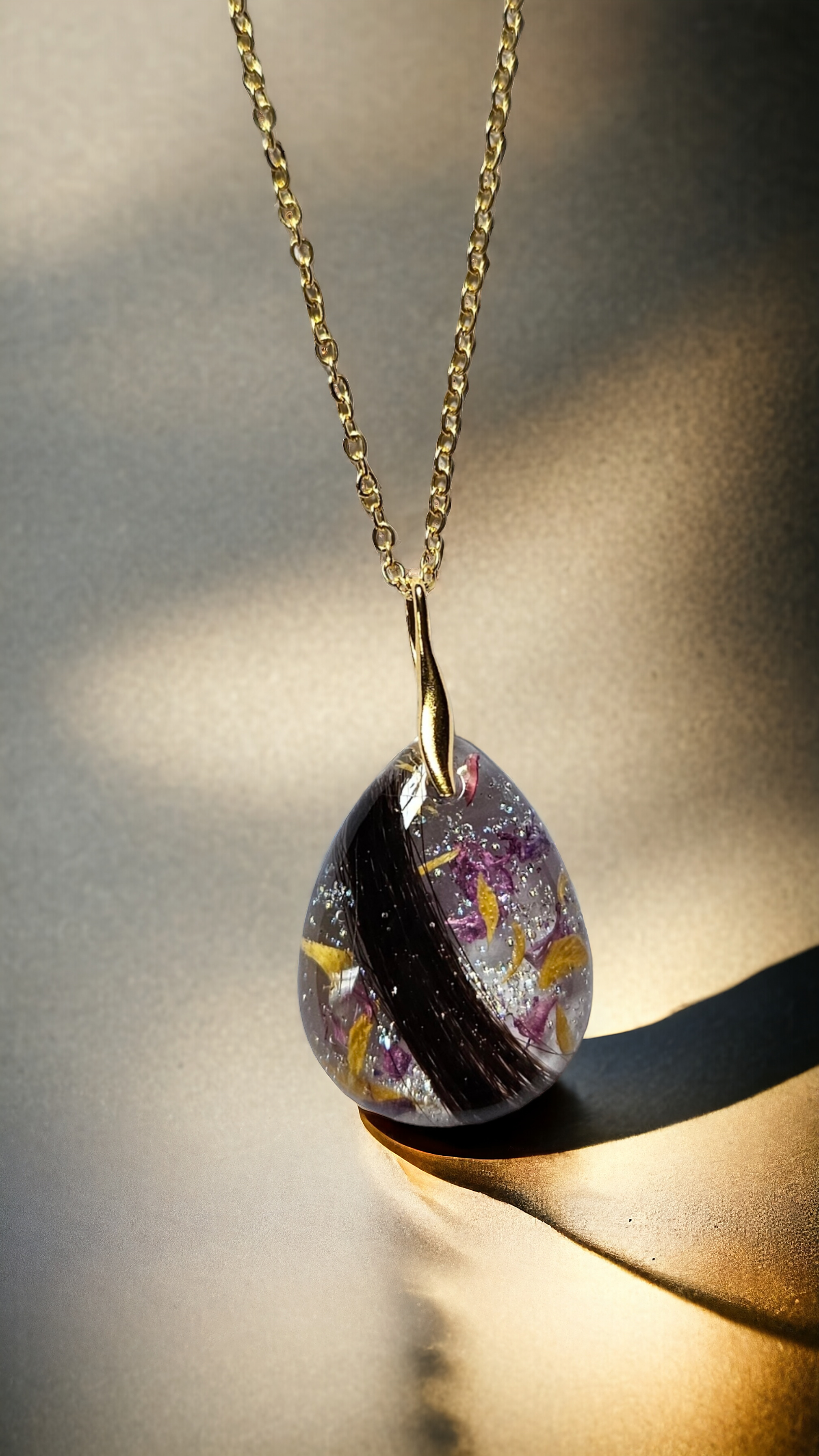 Necklace "Drops" horse, dog, cat, rabbit...