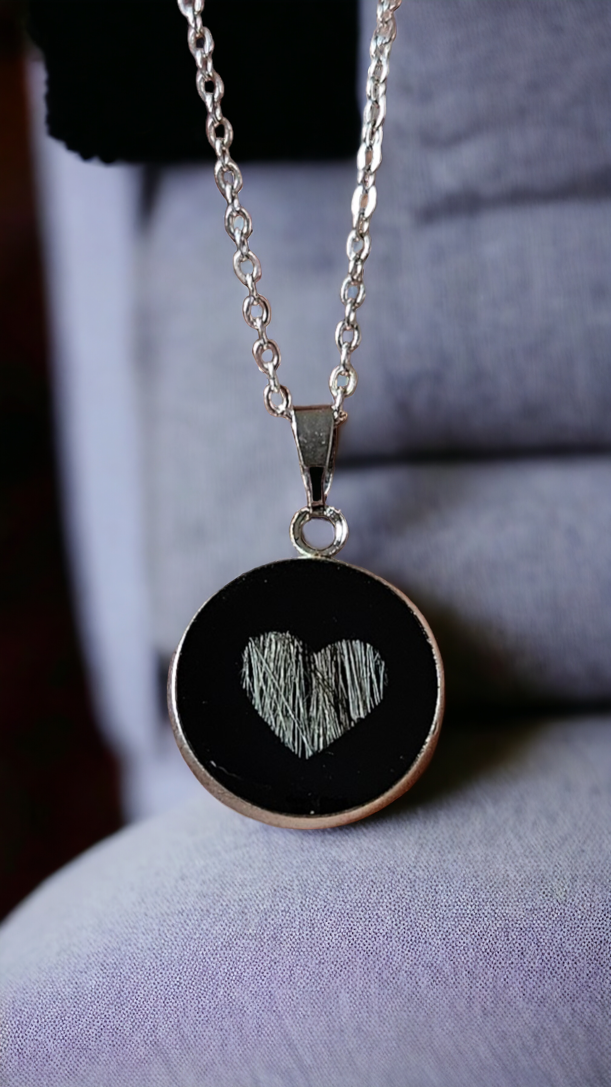 Necklace "Heart or Star" dog, cat, rabbit...