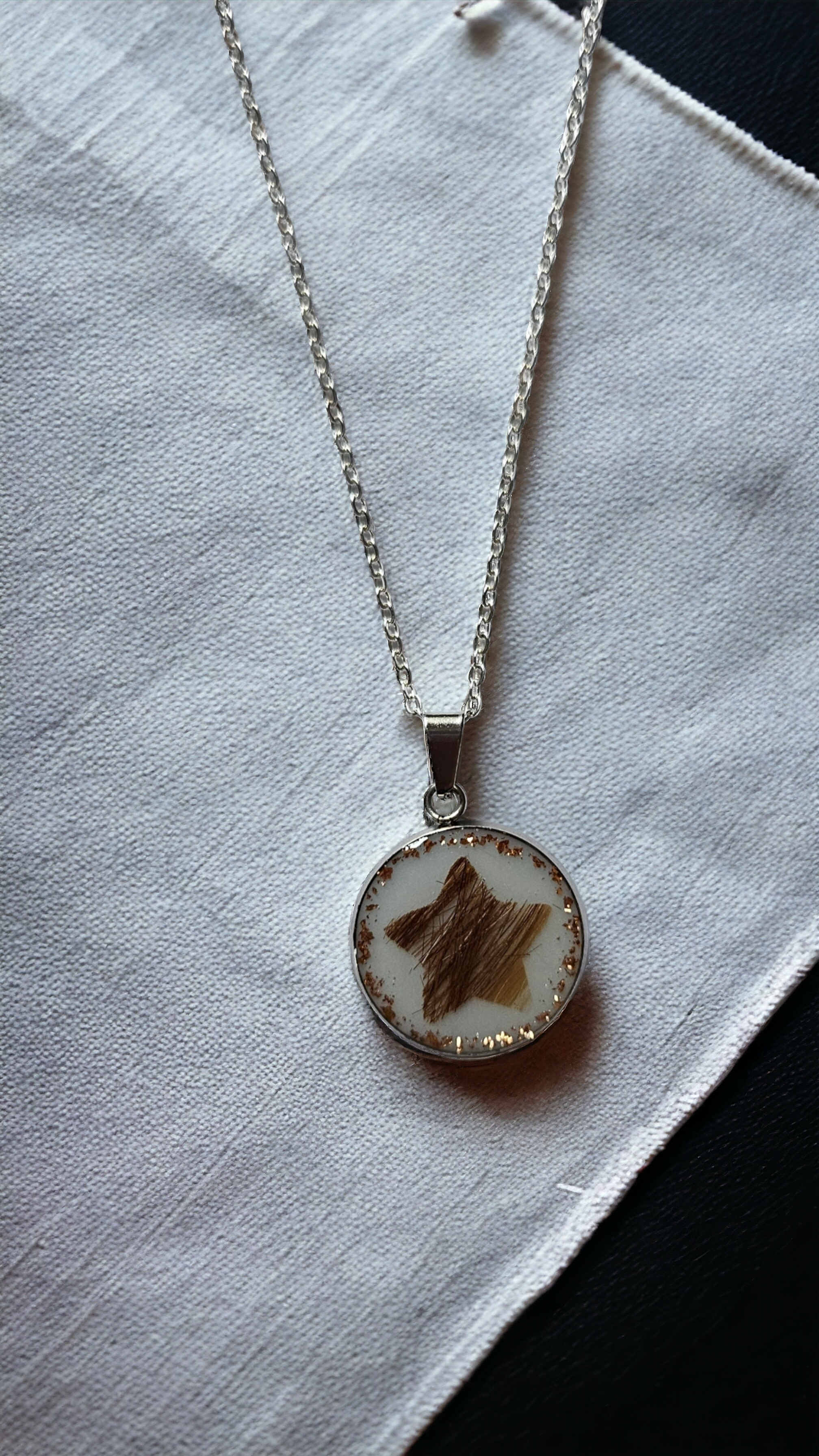 Necklace "Heart or Star" dog, cat, rabbit...