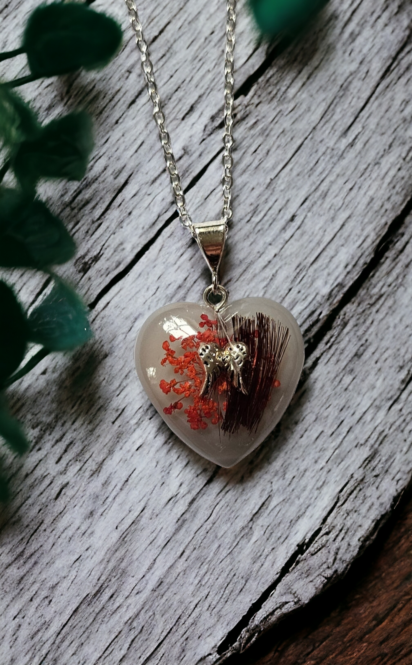 Necklace "Heart" horse, dog, cat, rabbit ...