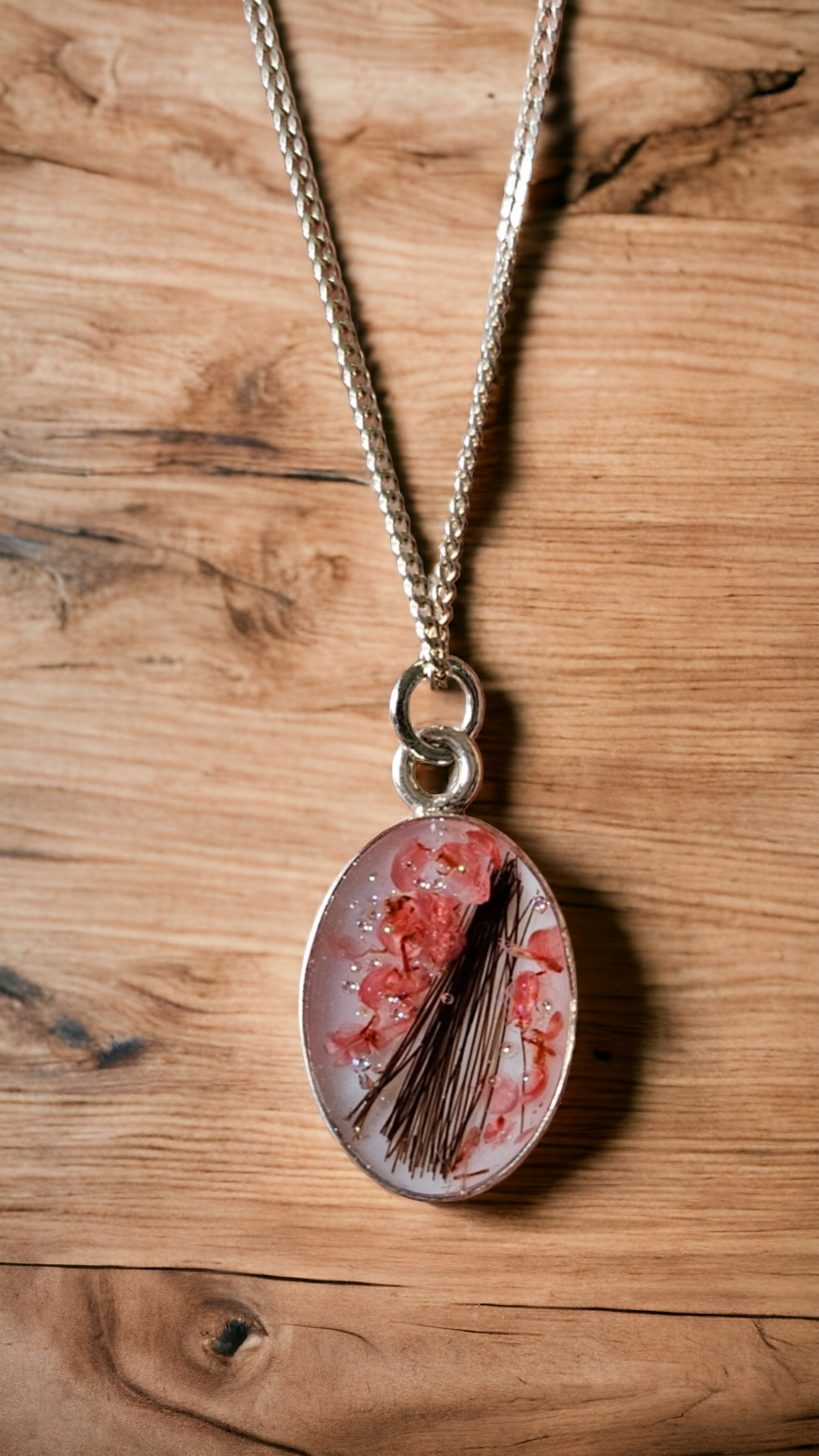 Real animal love "Oval necklace" dog, cat, horse, rabbit...