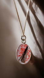Real animal love "Oval necklace" dog, cat, horse, rabbit...