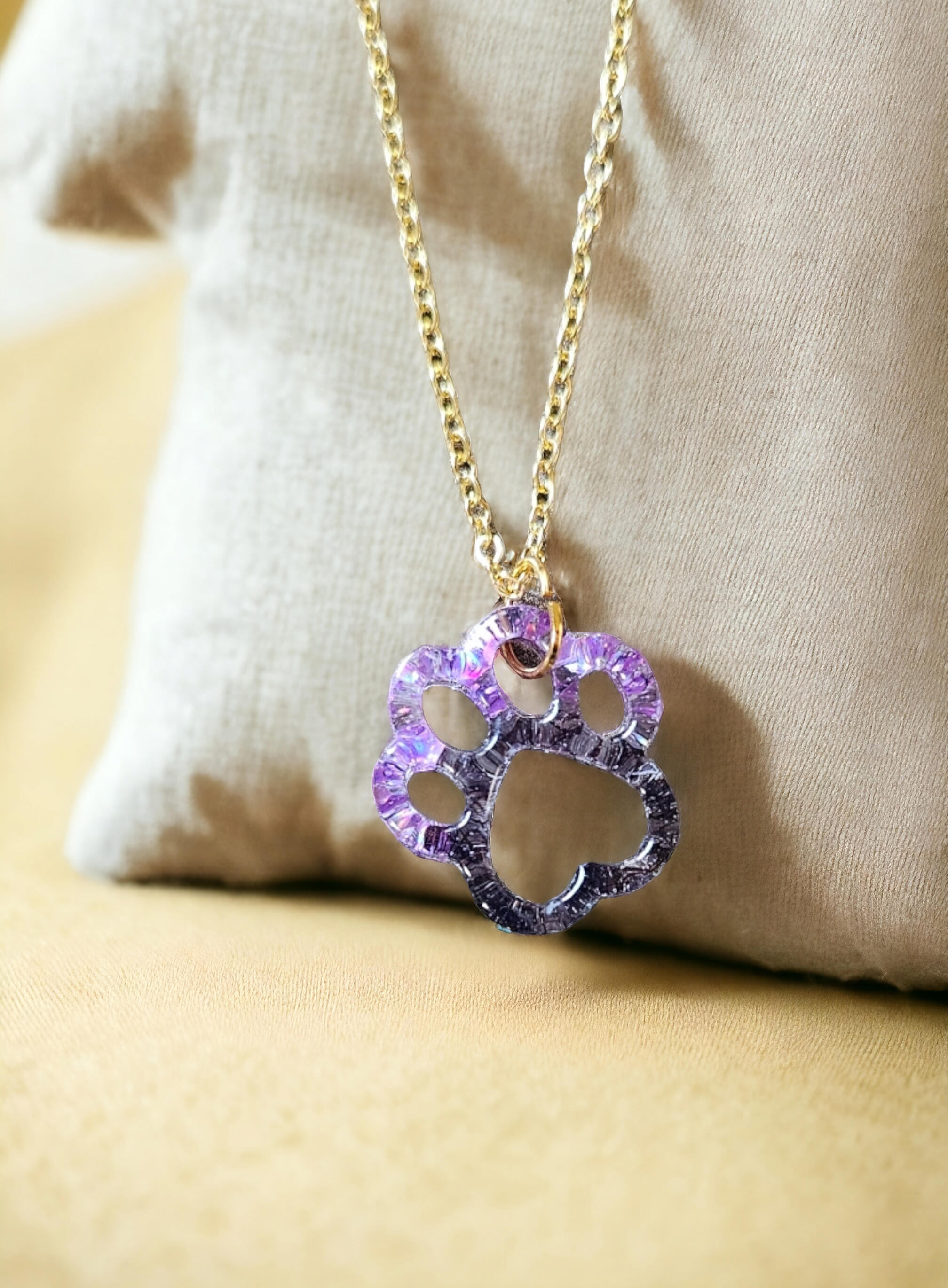 Necklace "Paws" ..also for children