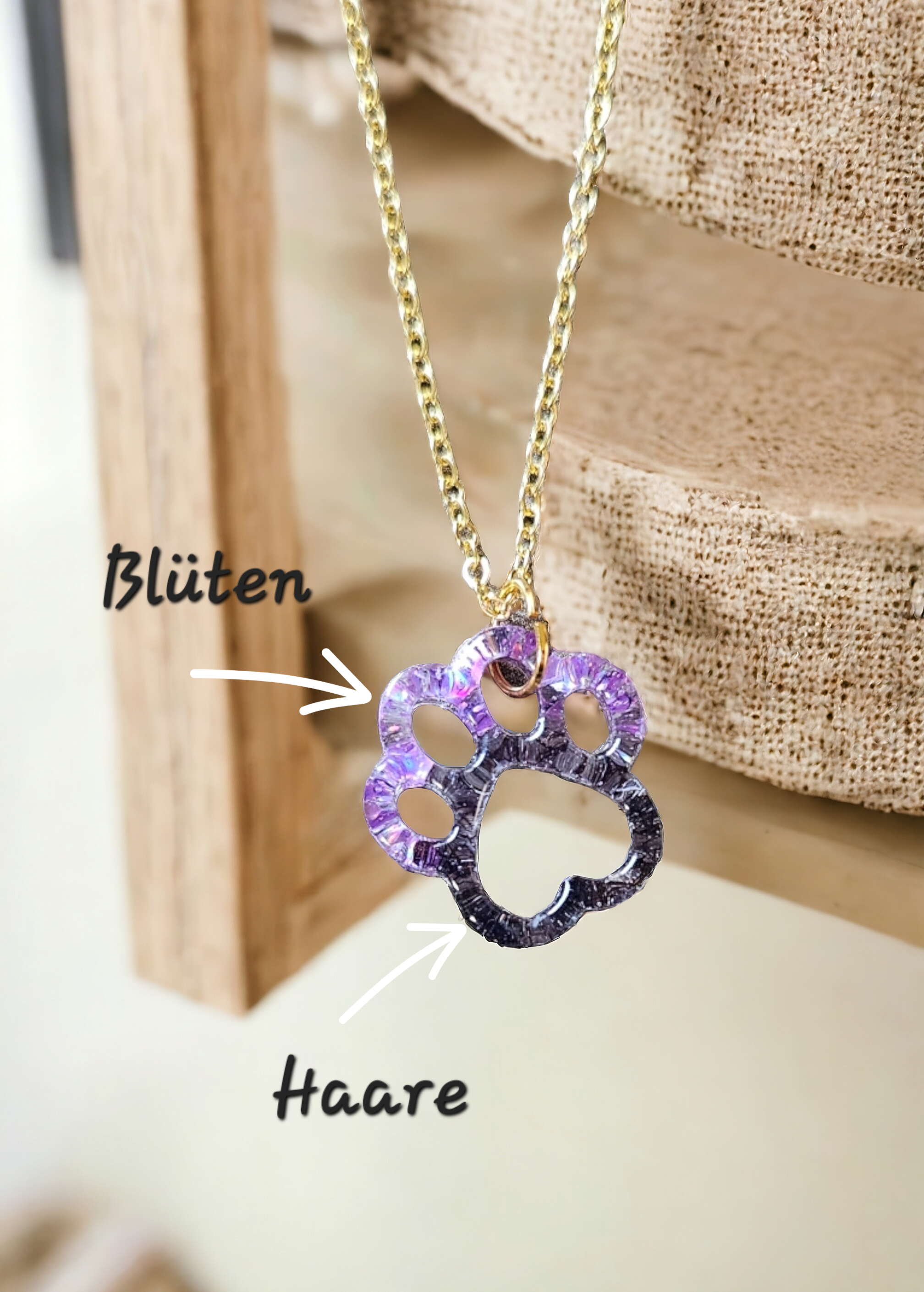Necklace "Paws" ..also for children