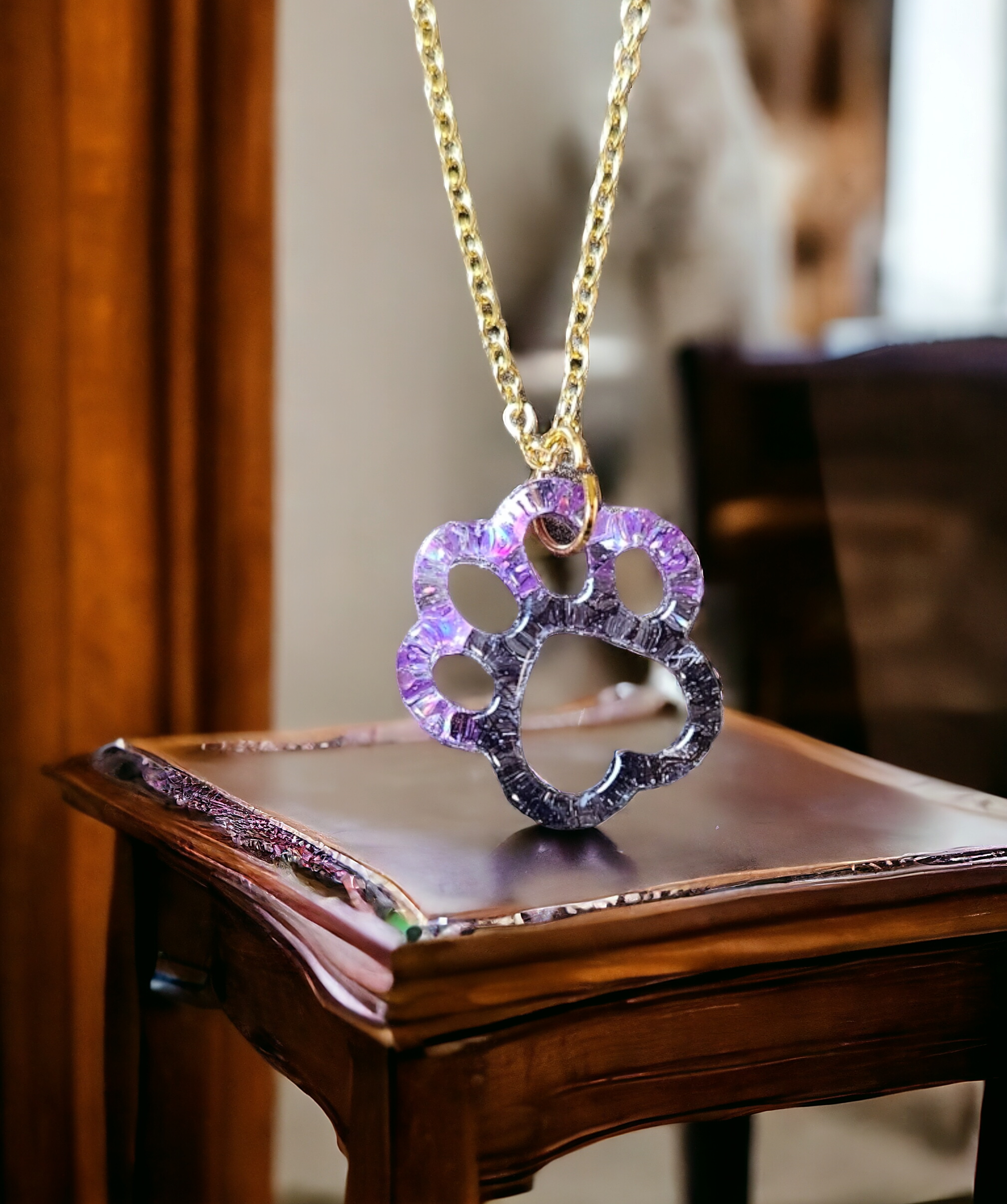 Necklace "Paws" ..also for children