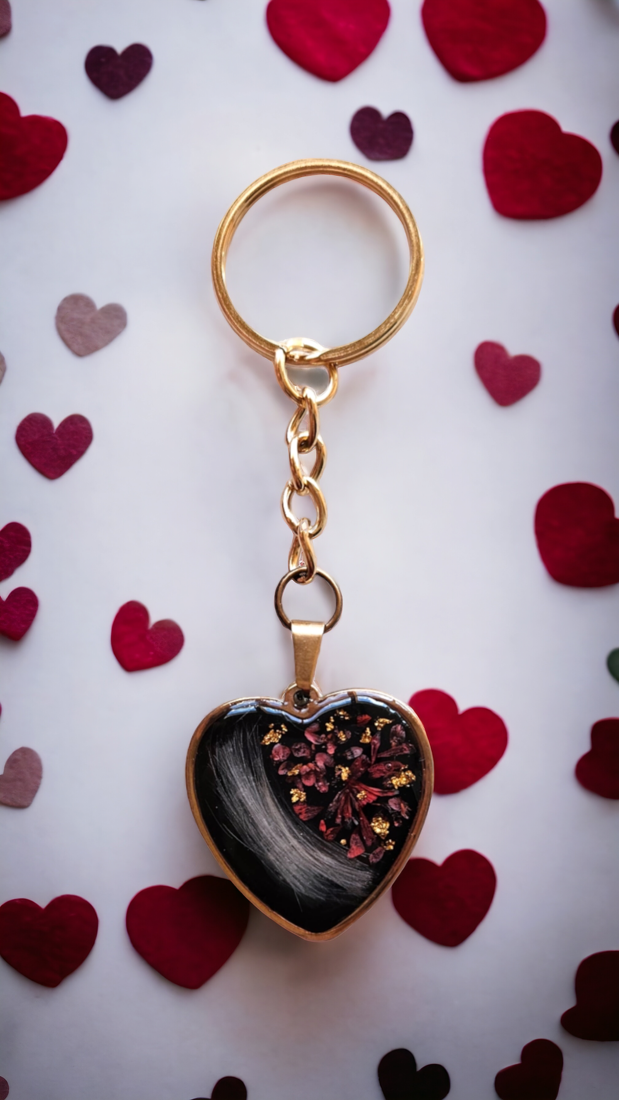 Pendant "Wild Hair" heart shape, dog, cat, horse, rabbit ...