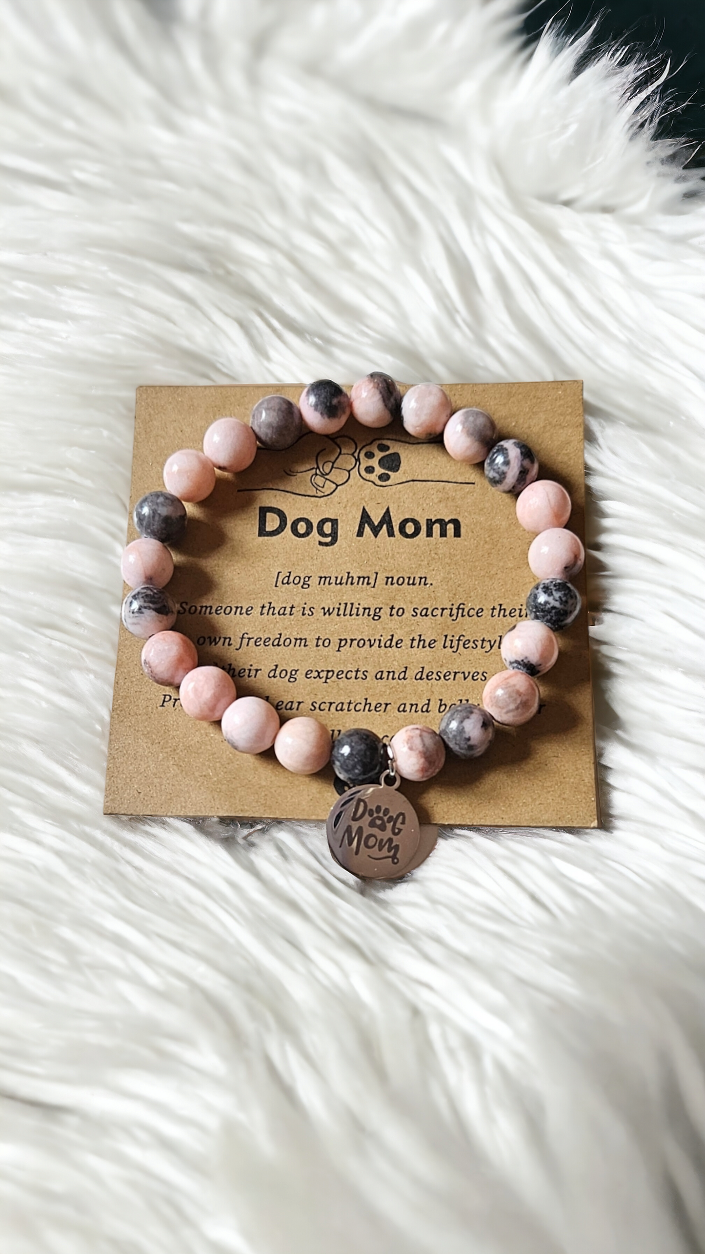 Charm Armband "Dog Mom"