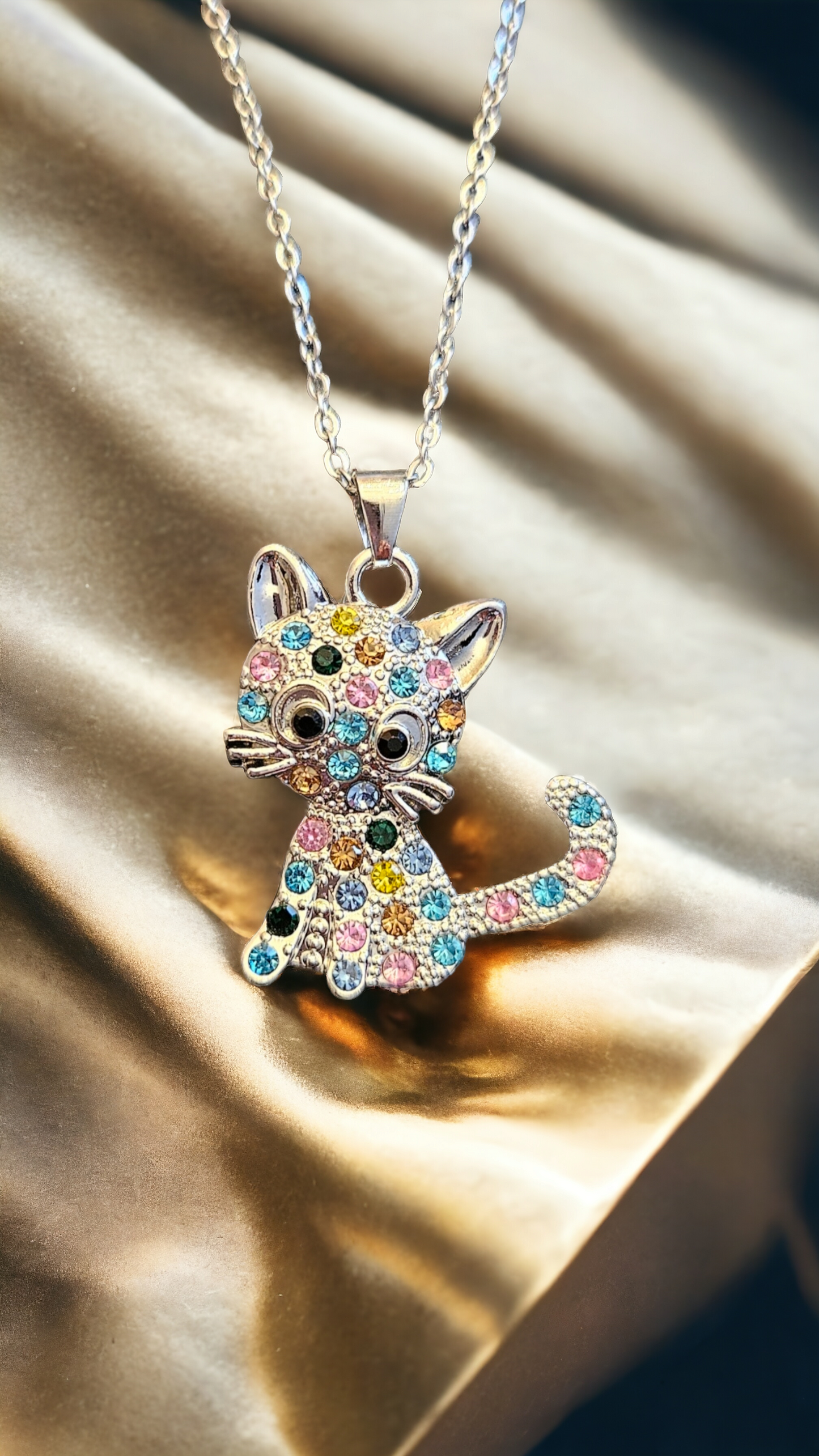 Modeschmuck Halskette "Katze"