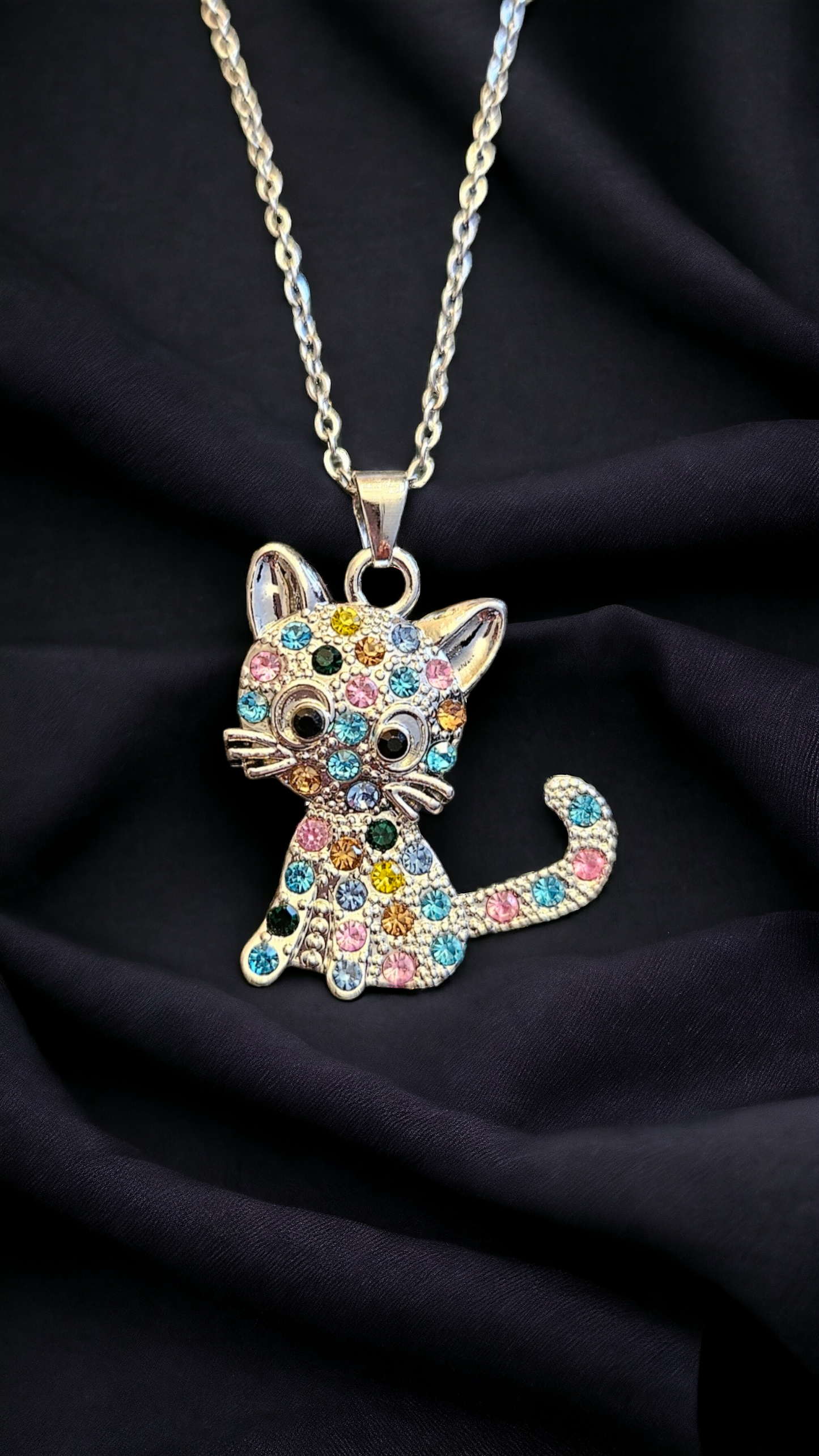 Modeschmuck Halskette "Katze"