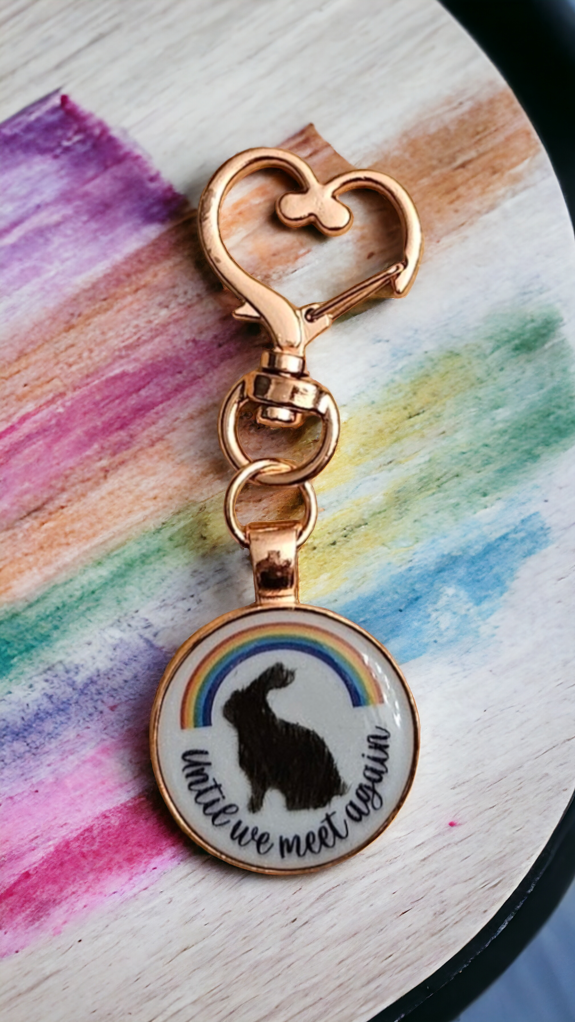 Pendant "Rainbow" dog, cat or rabbit