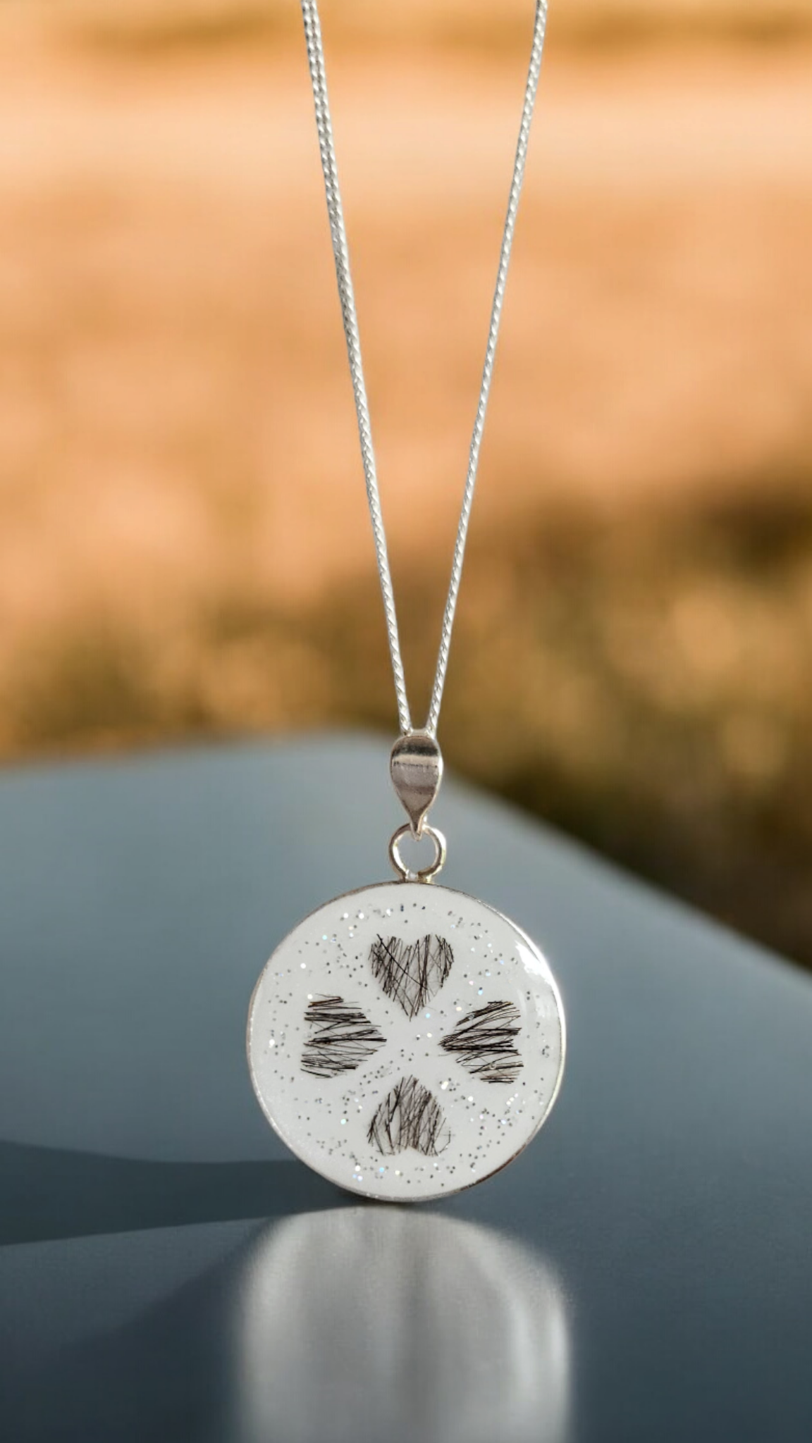Necklace "4er Glück" dog, cat, rabbit ...