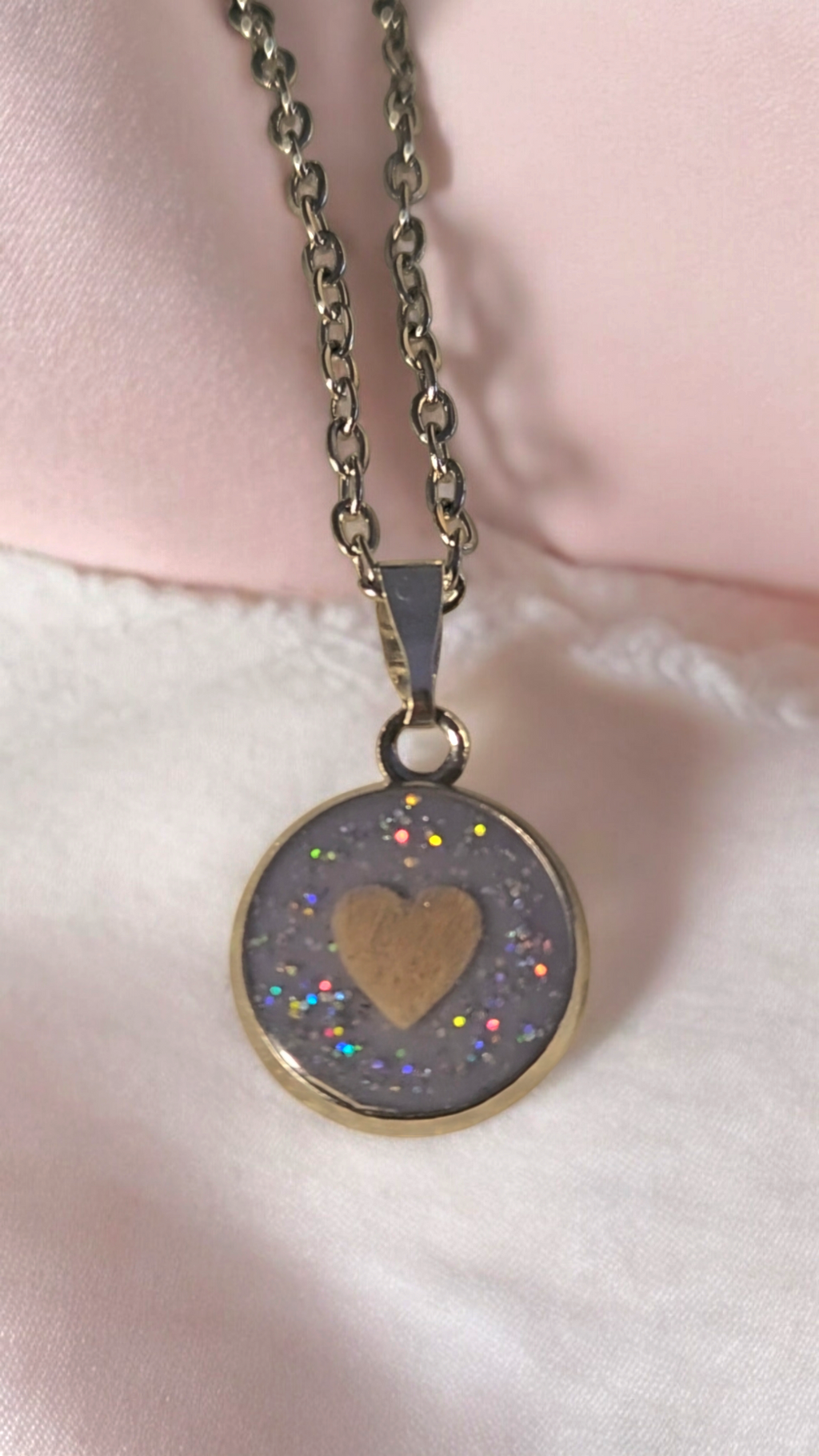 Necklace "Heart or Star" dog, cat, rabbit...