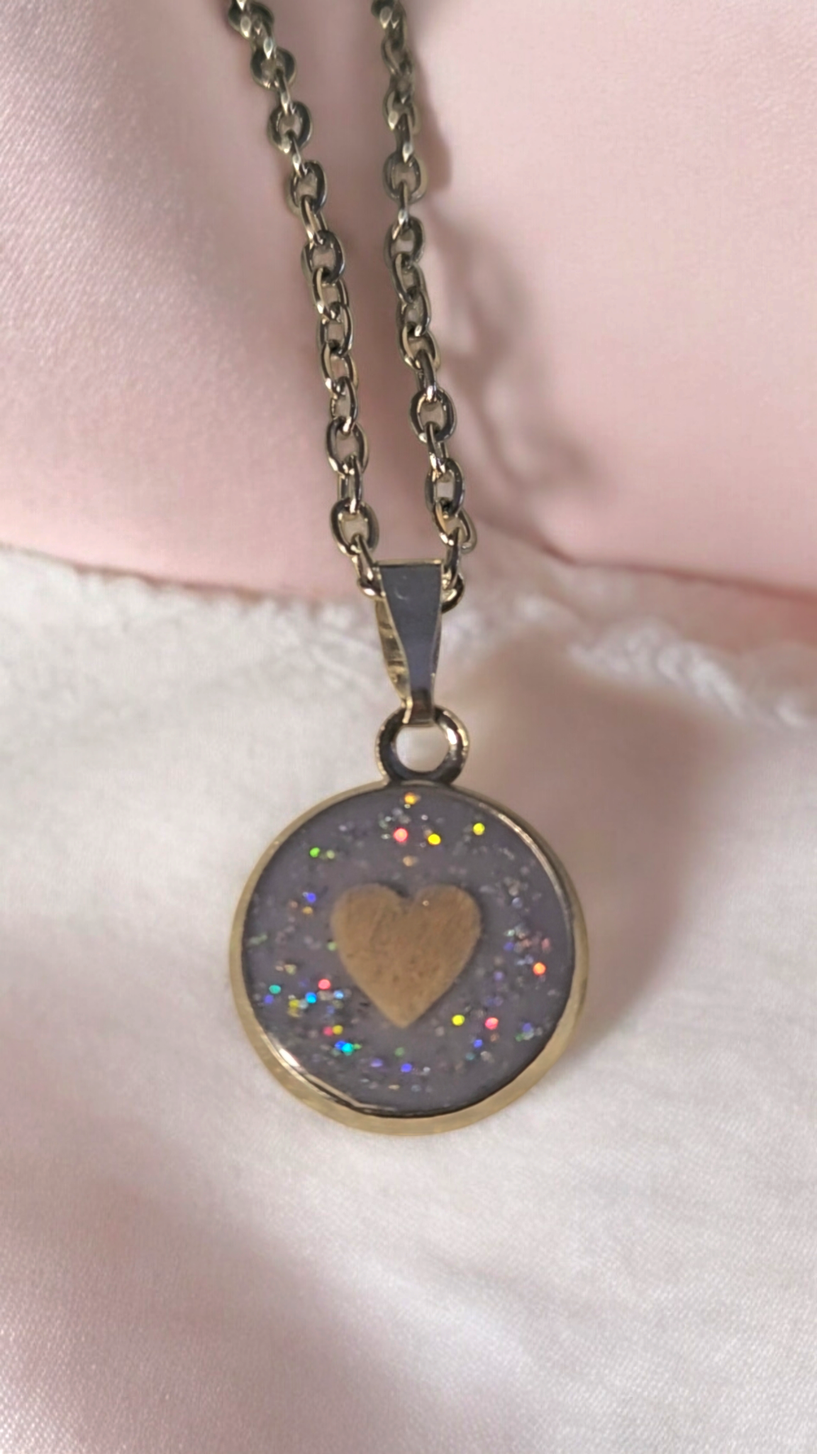Necklace "Heart or Star" dog, cat, rabbit...