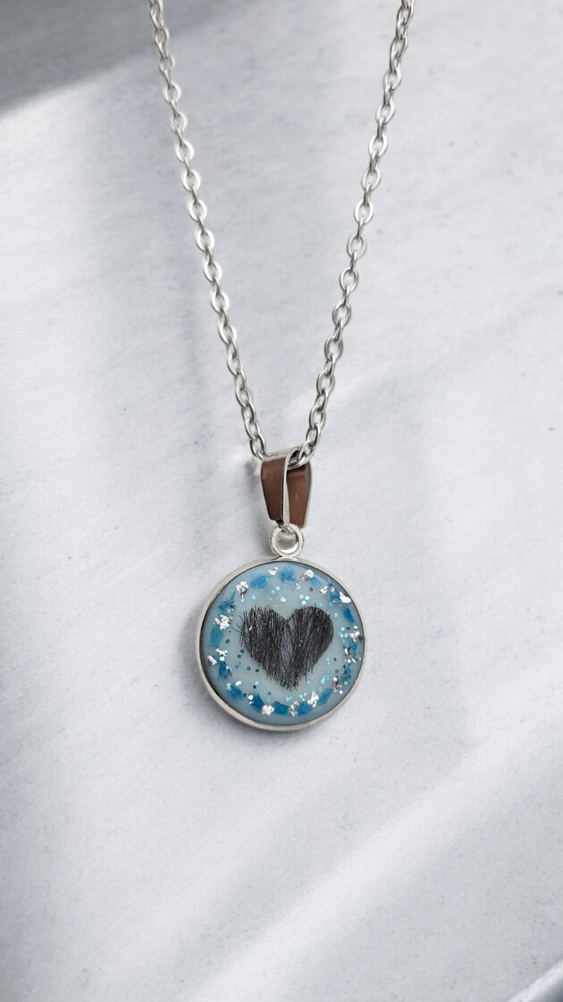 Necklace "Heart or Star" dog, cat, rabbit...