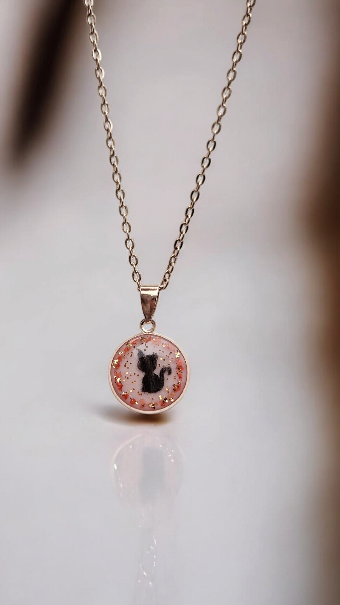Necklace "Heart or Star" dog, cat, rabbit...