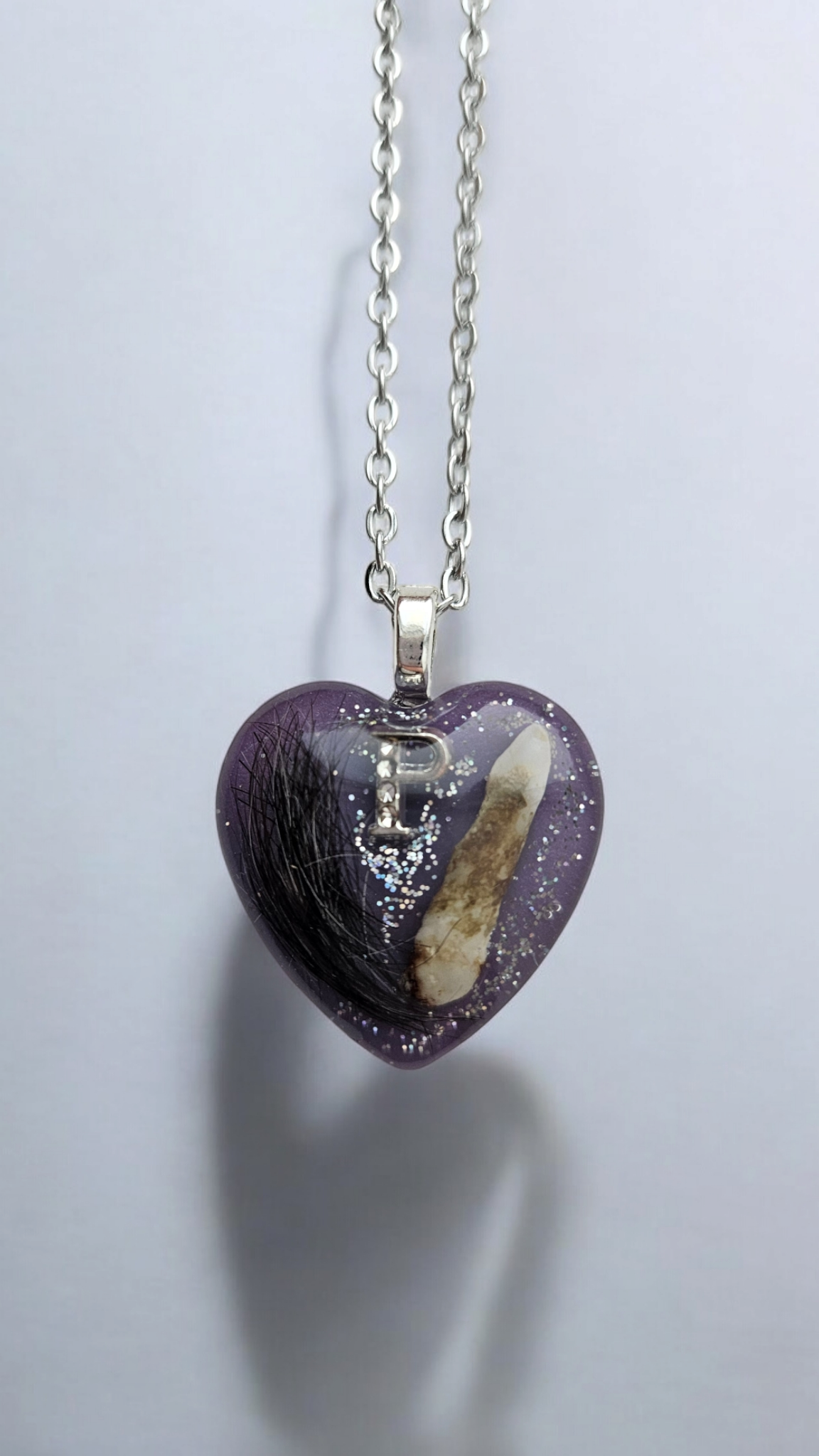 Necklace "Heart Wings" horse, dog, cat, rabbit...