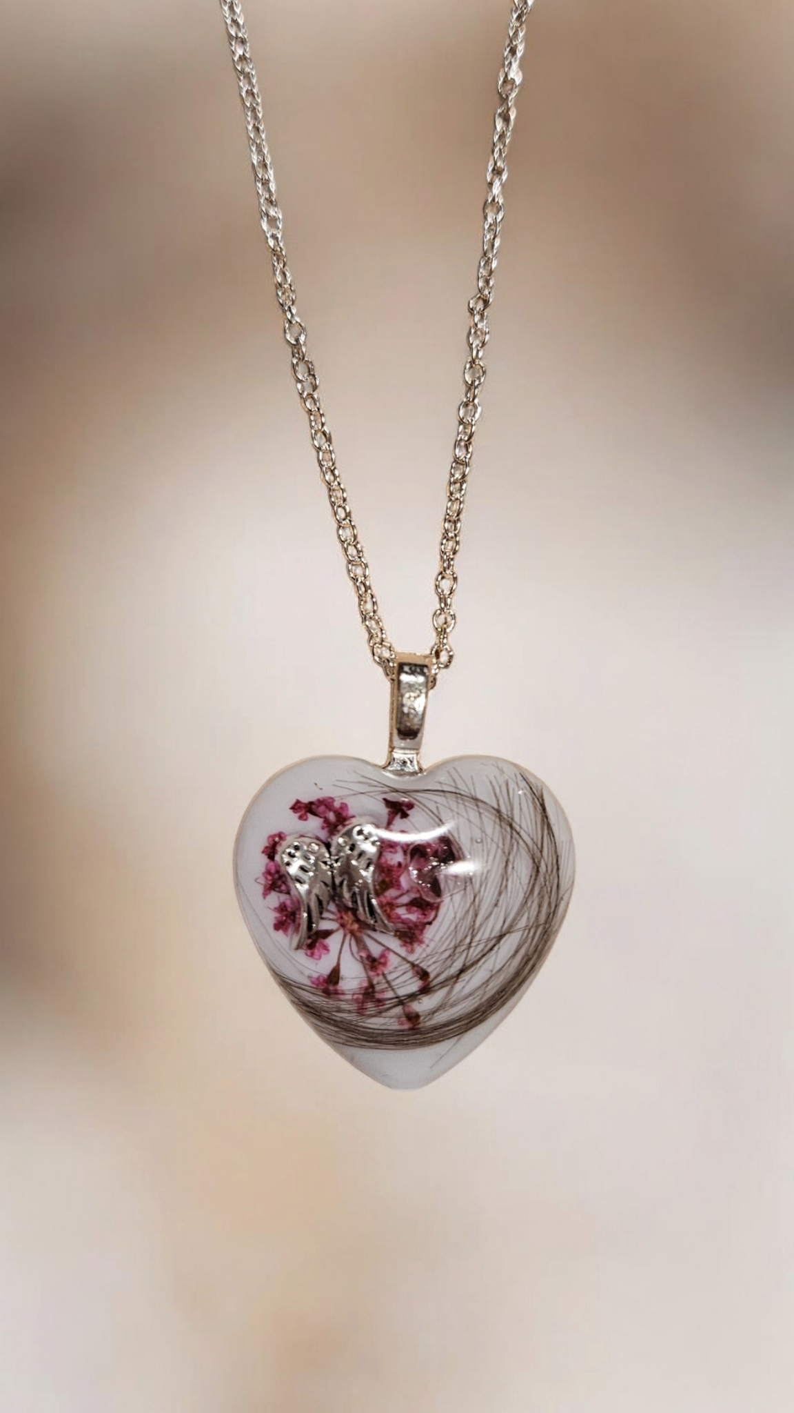 Necklace "Heart" horse, dog, cat, rabbit ...