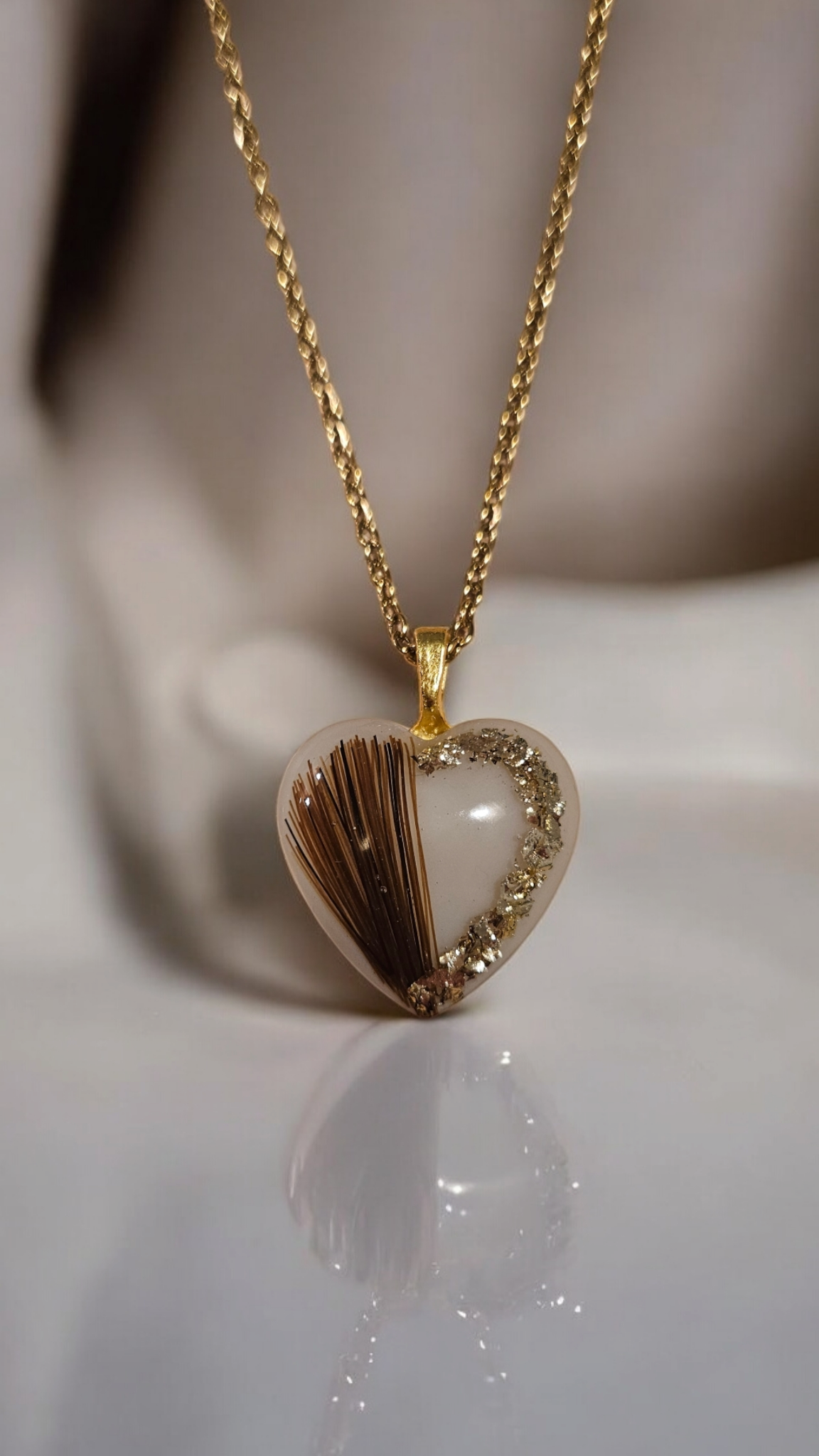 Necklace "Heart" horse, dog, cat, rabbit ...