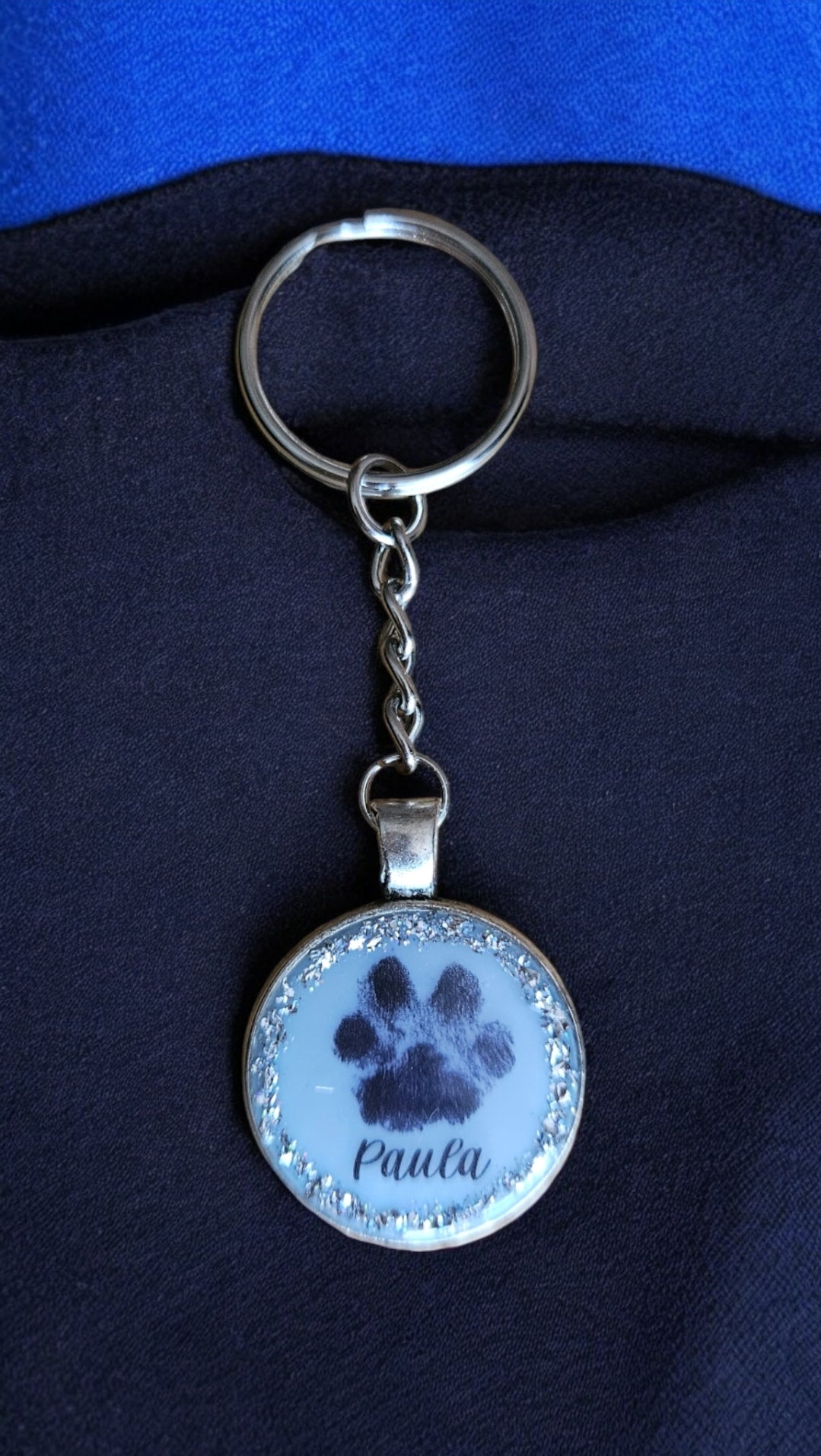 Pendant "Double Heart Happiness" dog, cat, rabbit ...