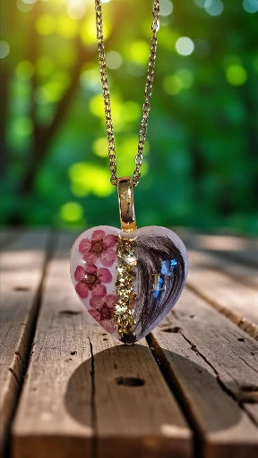 Necklace "Heart" horse, dog, cat, rabbit ...