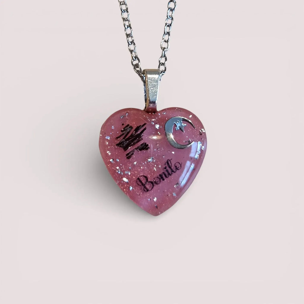 Necklace "Heart" horse, dog, cat, rabbit ...