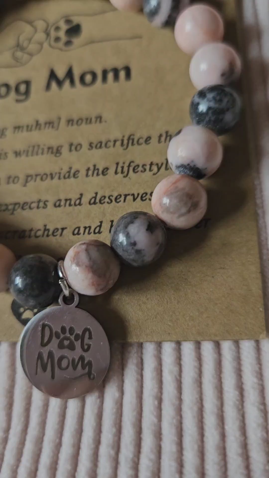 Charm Armband "Dog Mom"