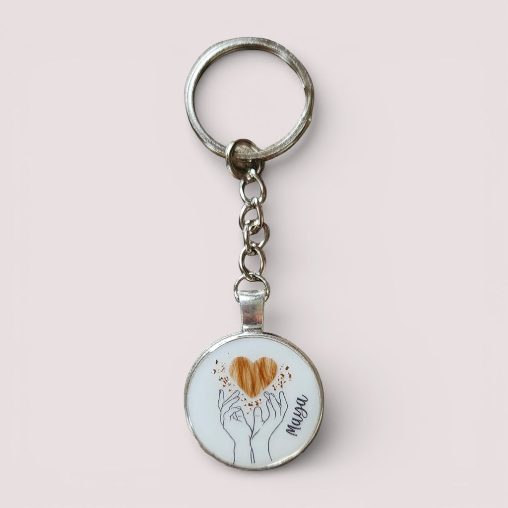 Schlüsselanhänger "Herz in der Hand"