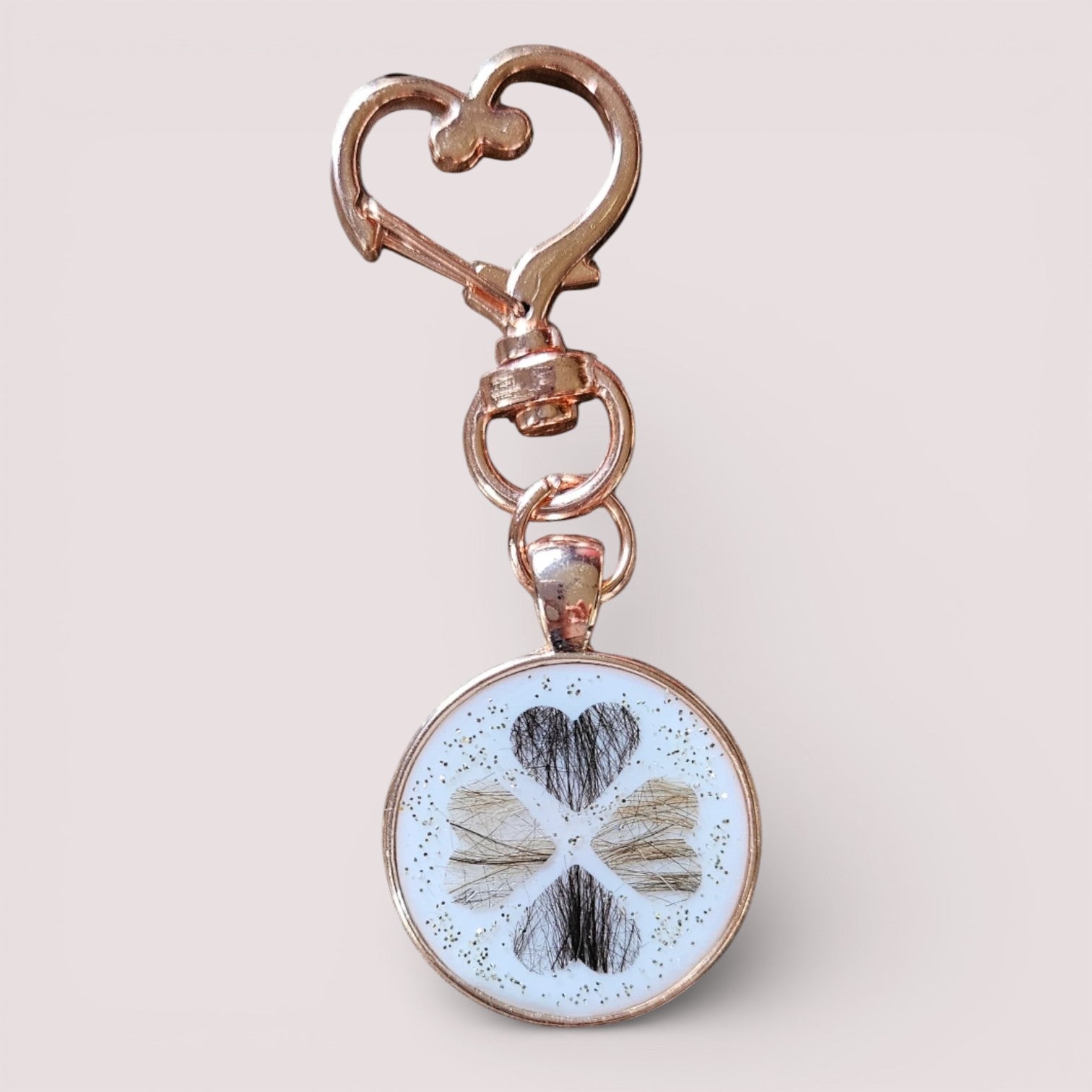 Schlüsselanhänger "4/5 er Herzglück"