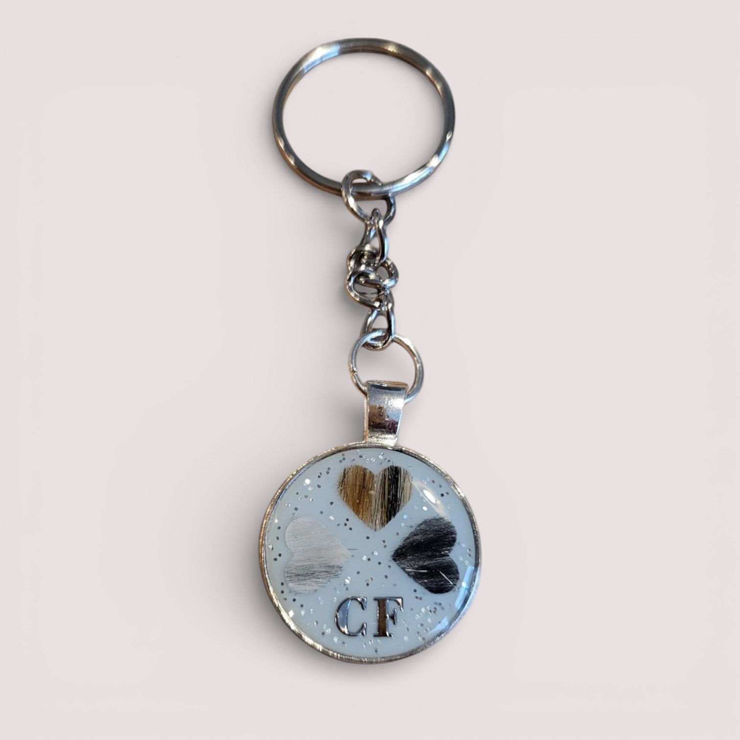 Schlüsselanhänger "Herzglück"