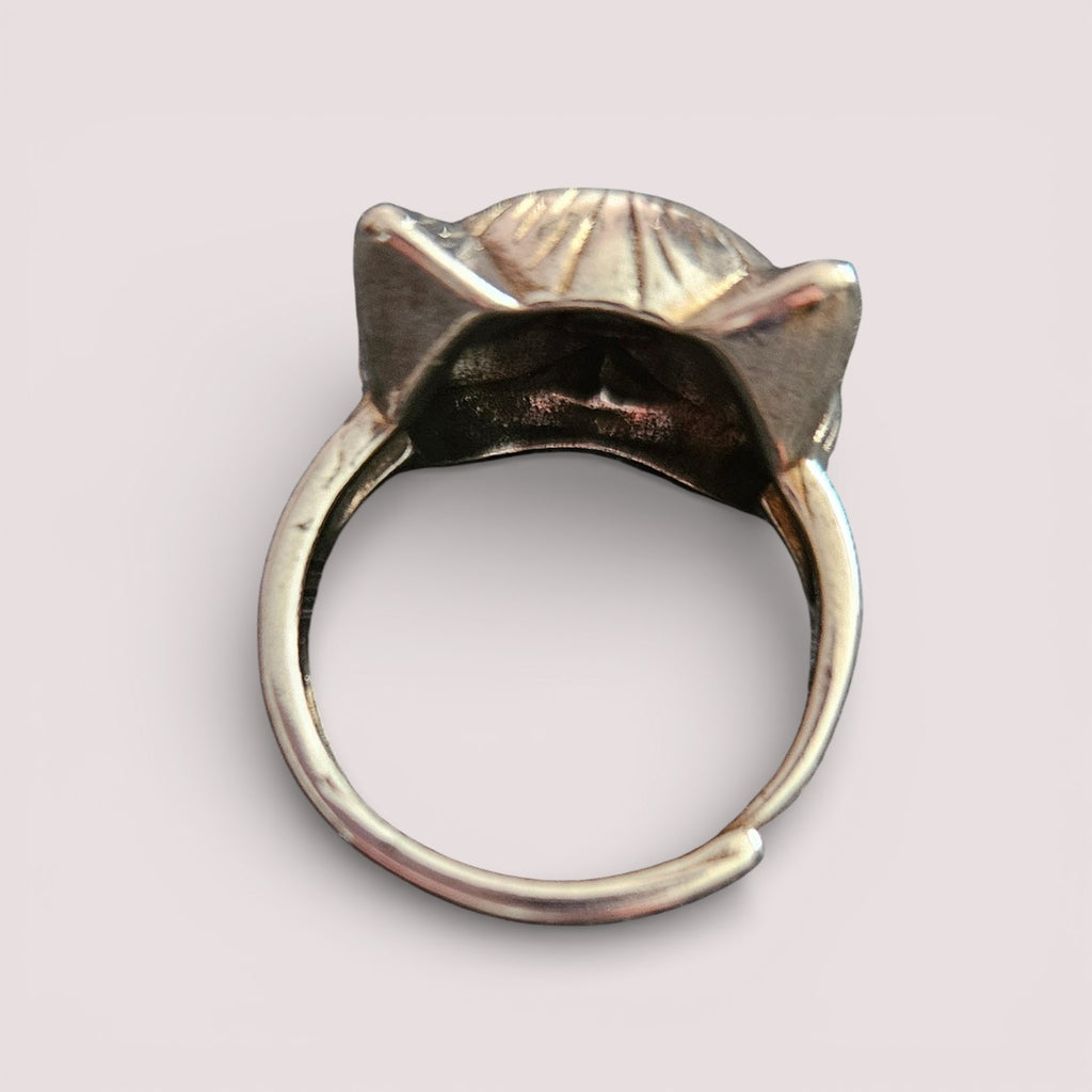 Ring for cat lovers, children, adjustable. Fashion jewelry