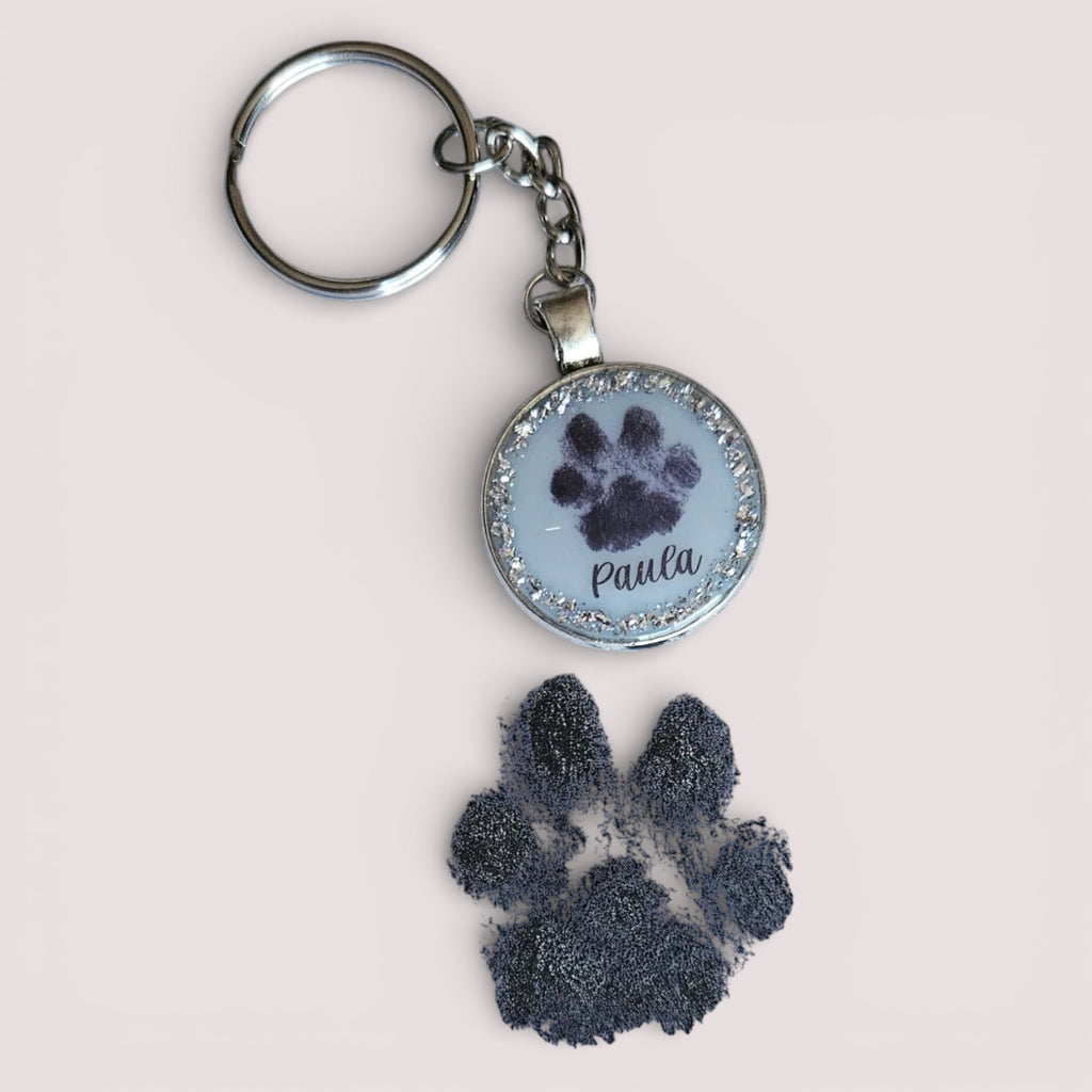 Schlüsselanhänger "Pfötchenliebe" original Pfotenabdruck deines Tieres